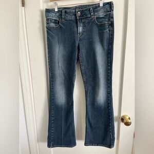 WOMEN'S Silver Jeans Suki Mid Size Waist 31 Length 30 Slim Boot Cut Denim Jeans